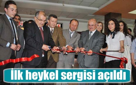 İlk heykel sergisi açıldı