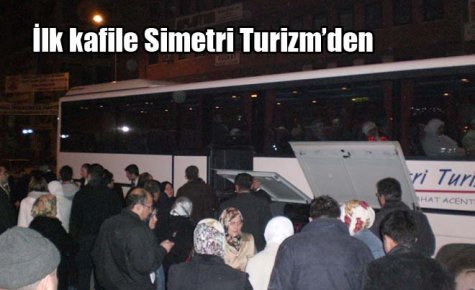İlk kafile Simetri Turizm?den