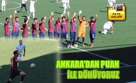 İLK MAÇTAN 1 PUAN KOPARDIK
