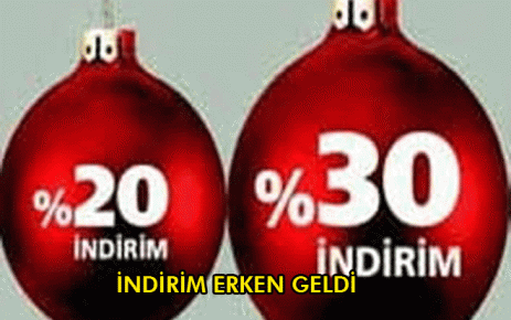 İNDİRİM ERKEN GELDİ