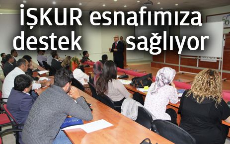 İŞKUR esnafımıza destek sağlıyor