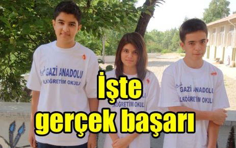 İşte gerçek başarı   