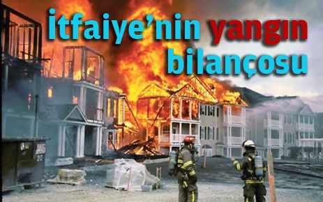 İtfaiyenin yangın bilançosu 