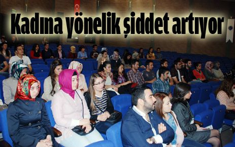 Kadına yönelik şiddet artıyor 