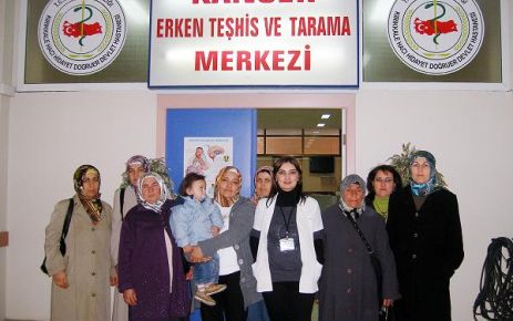 Kanser taraması yapılıyor