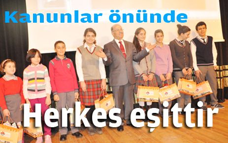 Kanunlar önünde herkes eşit