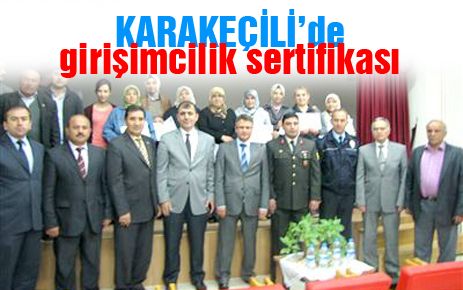 Karakeçili?de sertifika heyecanı