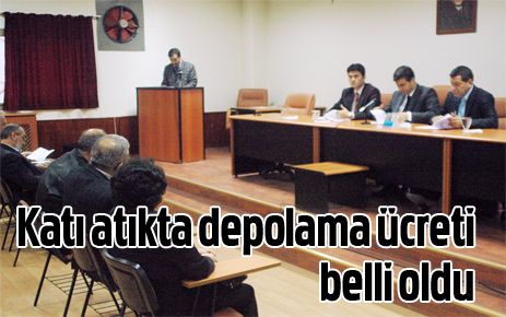 Katı atıkta depolama ücreti belirlendi