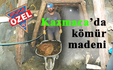 Kazmaca?da yüksek rezervli kömür madeni