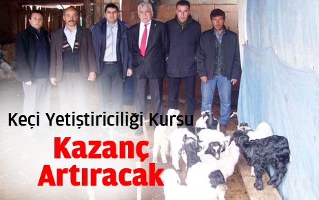 Keçi Yetiştiriciliği Kursu kazanç arttıracak