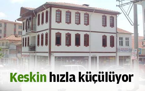 Keskin hızla küçülüyor 