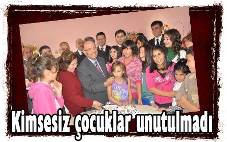 Kimsesiz çocuklar unutulmadı