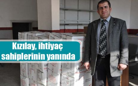 Kızılay, ihtiyaç sahiplerinin yanında 