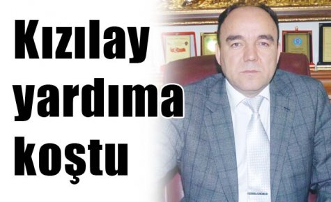 Kızılay yardıma koştu