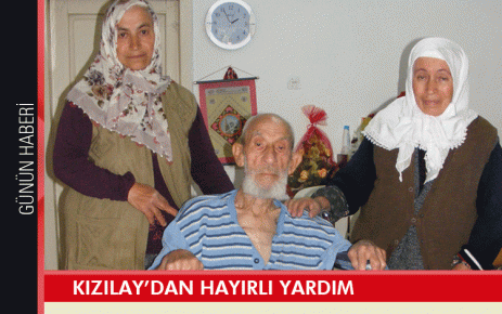 Kızılay?dan Hayırlı Yardım 