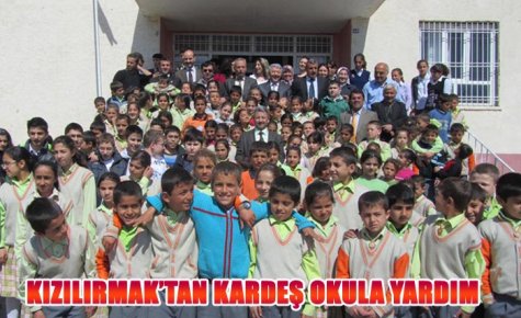 KIZILIRMAK?TAN KARDEŞ OKULA YARDIM 
