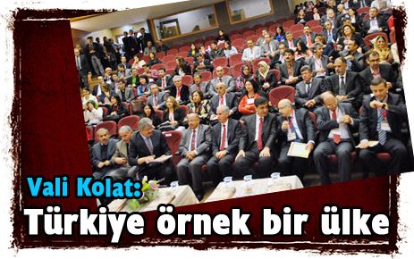 Kolat: Türkiye,örnek bir ülke