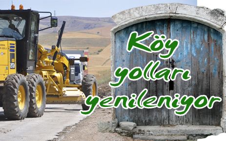 Köy yolları yenileniyor