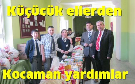 Küçük ellerden, büyük yardım