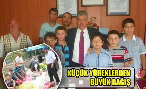 KÜÇÜK YÜREKLERDEN BÜYÜK BAĞIŞ 