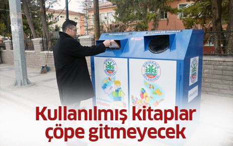 Kullanılmış kitaplar çöpe gitmeyecek