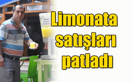Limonata satışları patladı