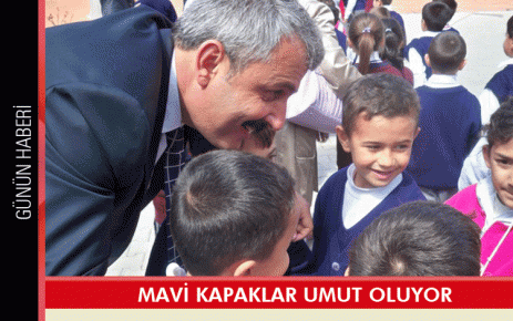 Mavi kapaklar umut oluyor 