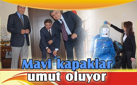 Mavi kapaklar umut oluyor