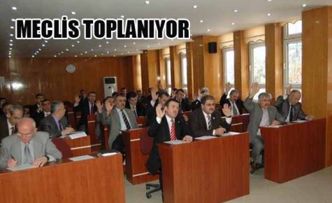 MECLİS GÜNDEMİ YOĞUN 
