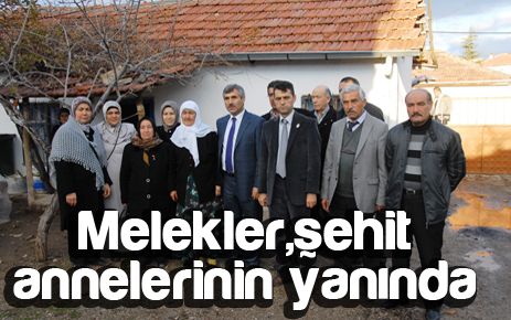 Melekler şehit annelerinin yanında 