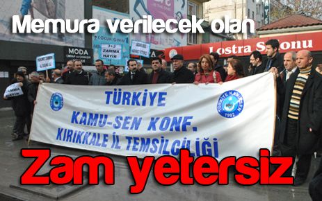 Memura verilecek zam yetersiz
