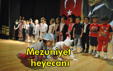 Mezuniyet heyecanı 
