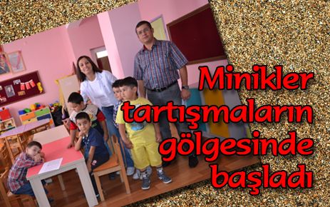 Minikler okula tartışmaların gölgesinde başladı