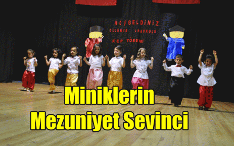 Miniklerin Mezuniyet Sevinci 