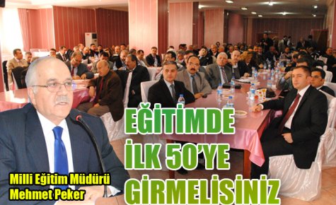 MÜDÜR, ÖĞRENCİLERİN EKSİKLERİNİ DERT EDİNMELİ 