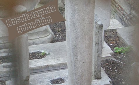 Musalla taşı yanında kalk krizi geçirdi
