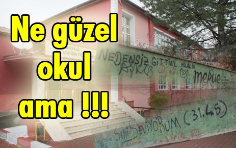 Ne güzel okul ama!