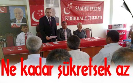 Ne kadar şükretsek az