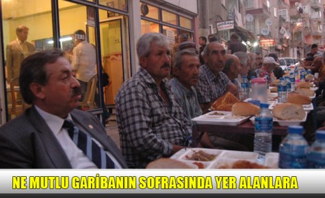 NE MUTLU GARİBANIN SOFRASINDA YER ALANLARA 