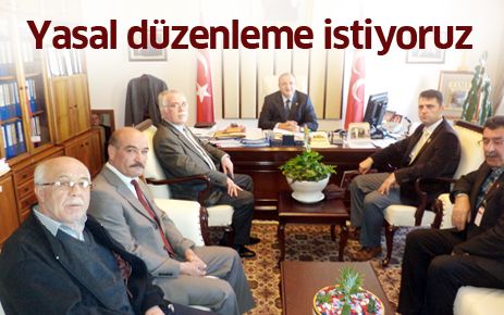 Öcal: ?Yasal düzenleme istiyoruz?