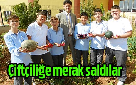 Öğrenciler çiftçiliğe merak sardı