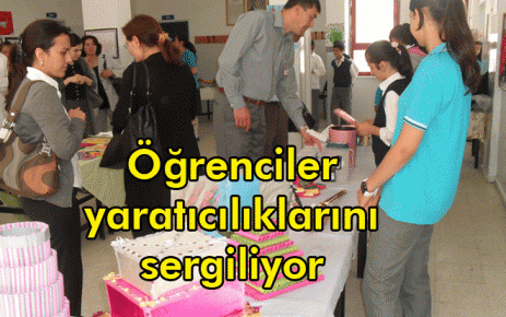 Öğrenciler yaratıcılıklarını sergiliyor