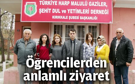 Öğrencilerden anlamlı ziyaret