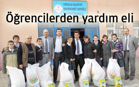 Öğrencilerden yardım eli