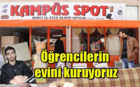 Öğrencilerin evini kuruyoruz 