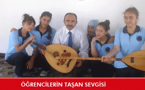 Öğrencilerin Taşan sevgisi