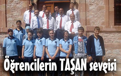 Öğrencilerin Taşan sevgisi