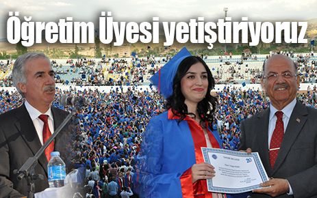 Öğretim üyesi yetiştiriyoruz
