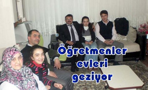 Öğretmenler evleri geziyor 