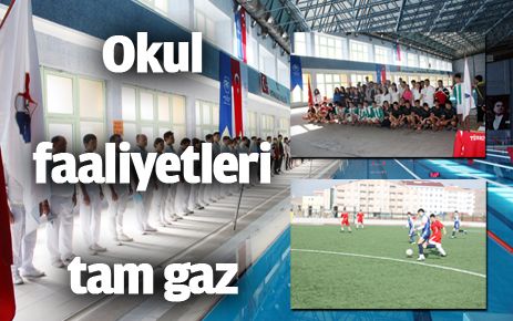 Okul faaliyetleri tam gaz